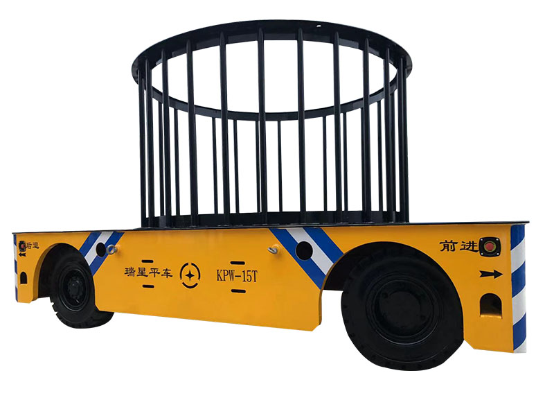 輪胎式無(wú)軌電動(dòng)平車(chē)